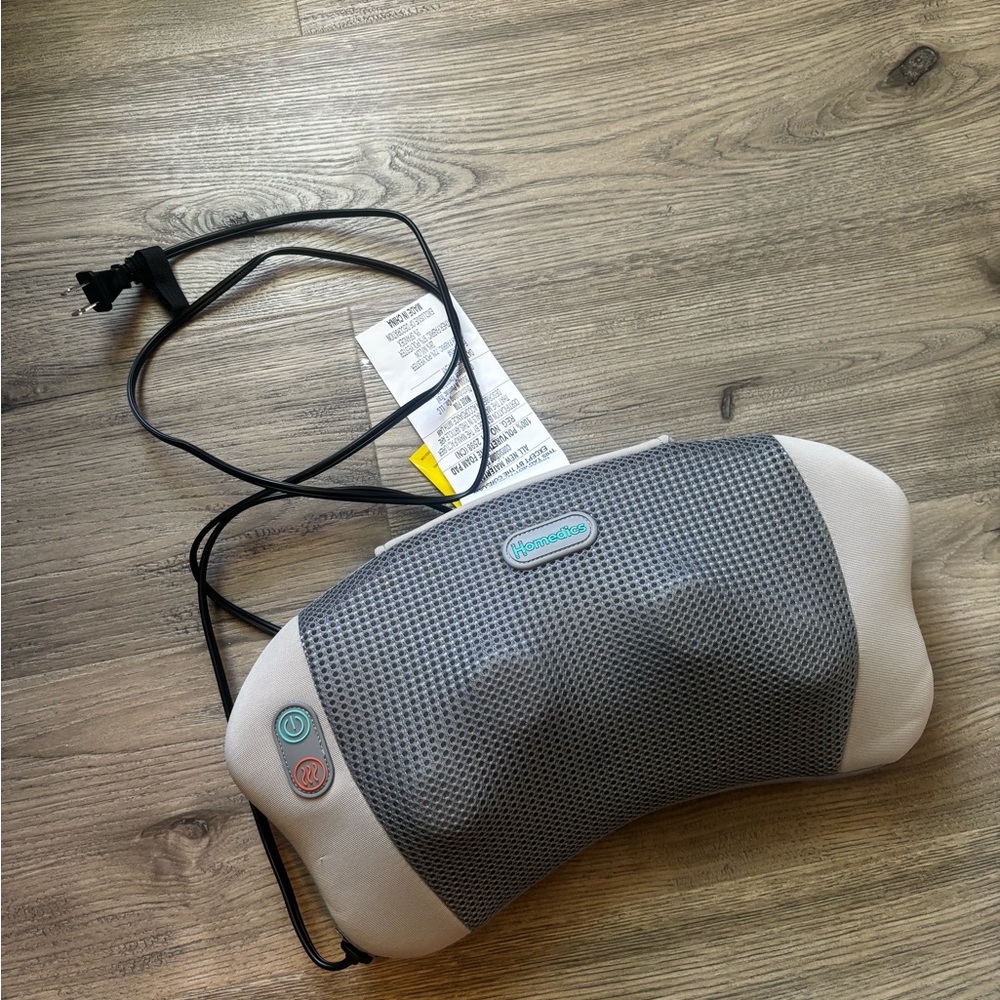 Homedics Black and Gray Shiatsu Massage Cushion
